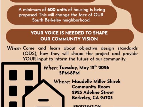 Flyer for Ashby BART meeting